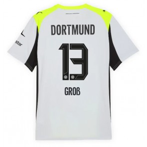 Borussia Dortmund Pascal Gross #13 Bortatröja 2025-26 Kortärmad Borussia Dortmund Pascal Gross #13 Bortatröja 2025-26 Kortärmad